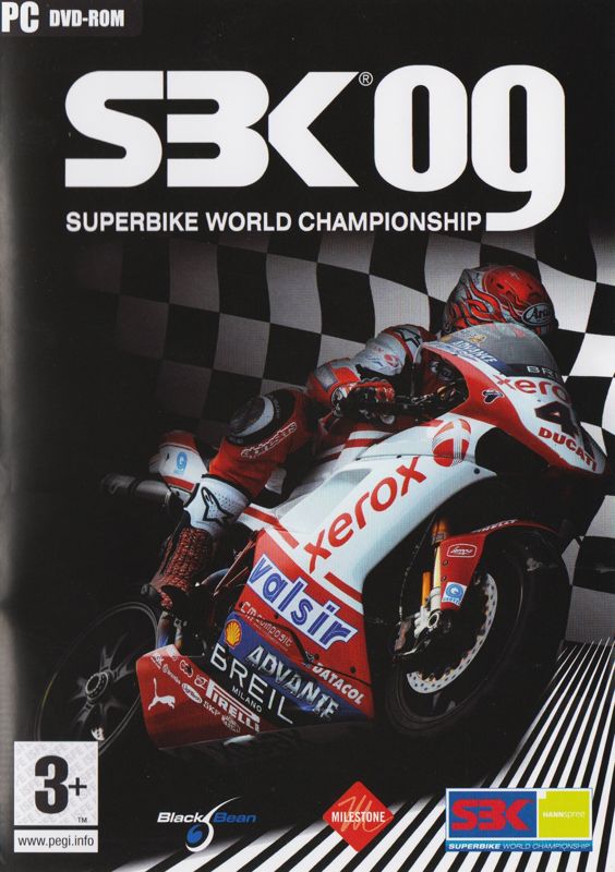 SBK 09: Superbike World Championship box art for Playstation 2